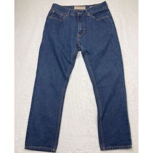 Vintage Genes 1891‎ Jeans Mens 32x30 Dark Blue Slim Straight Measures 29x25
